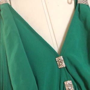 Formal green dress